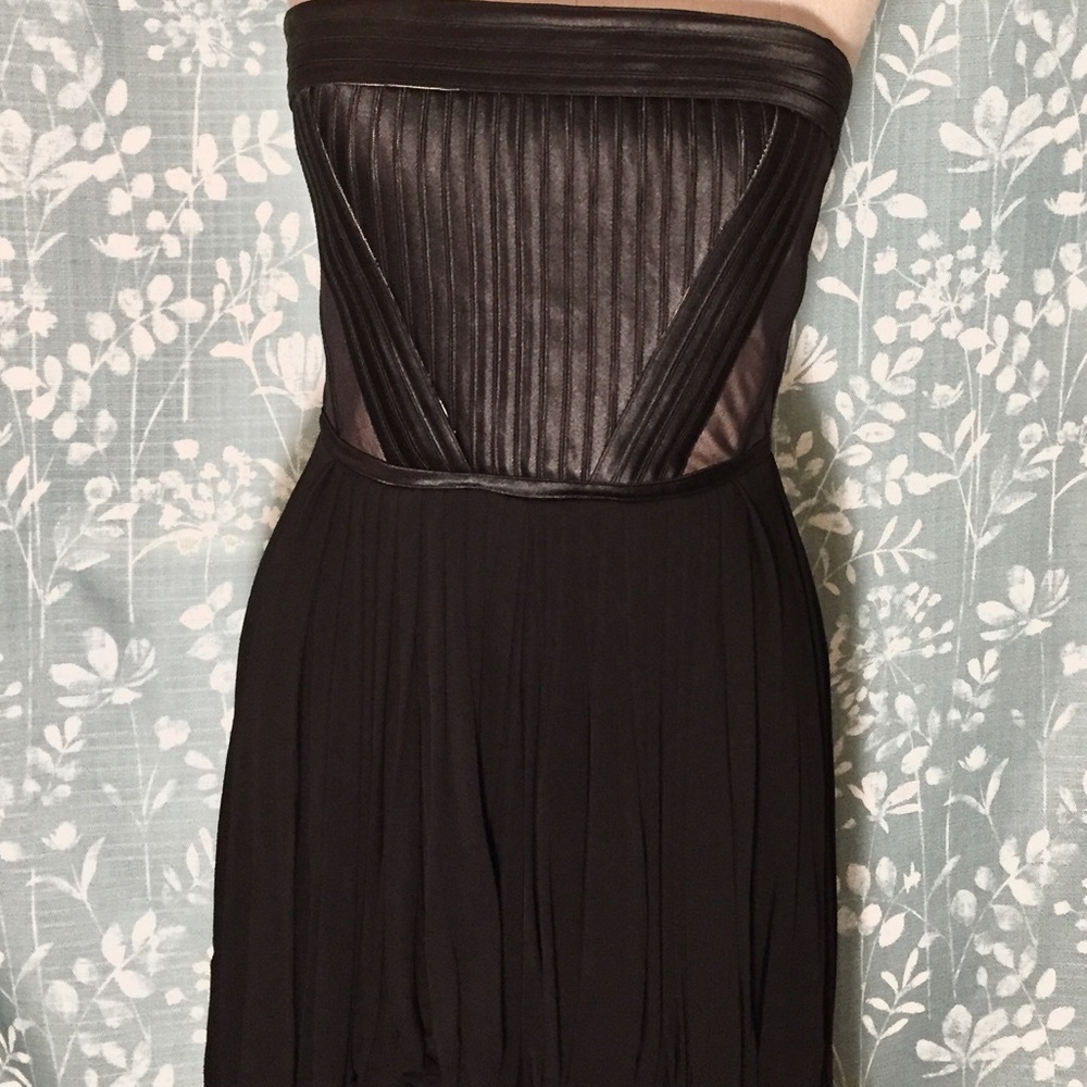 BCBG womens black evening dress